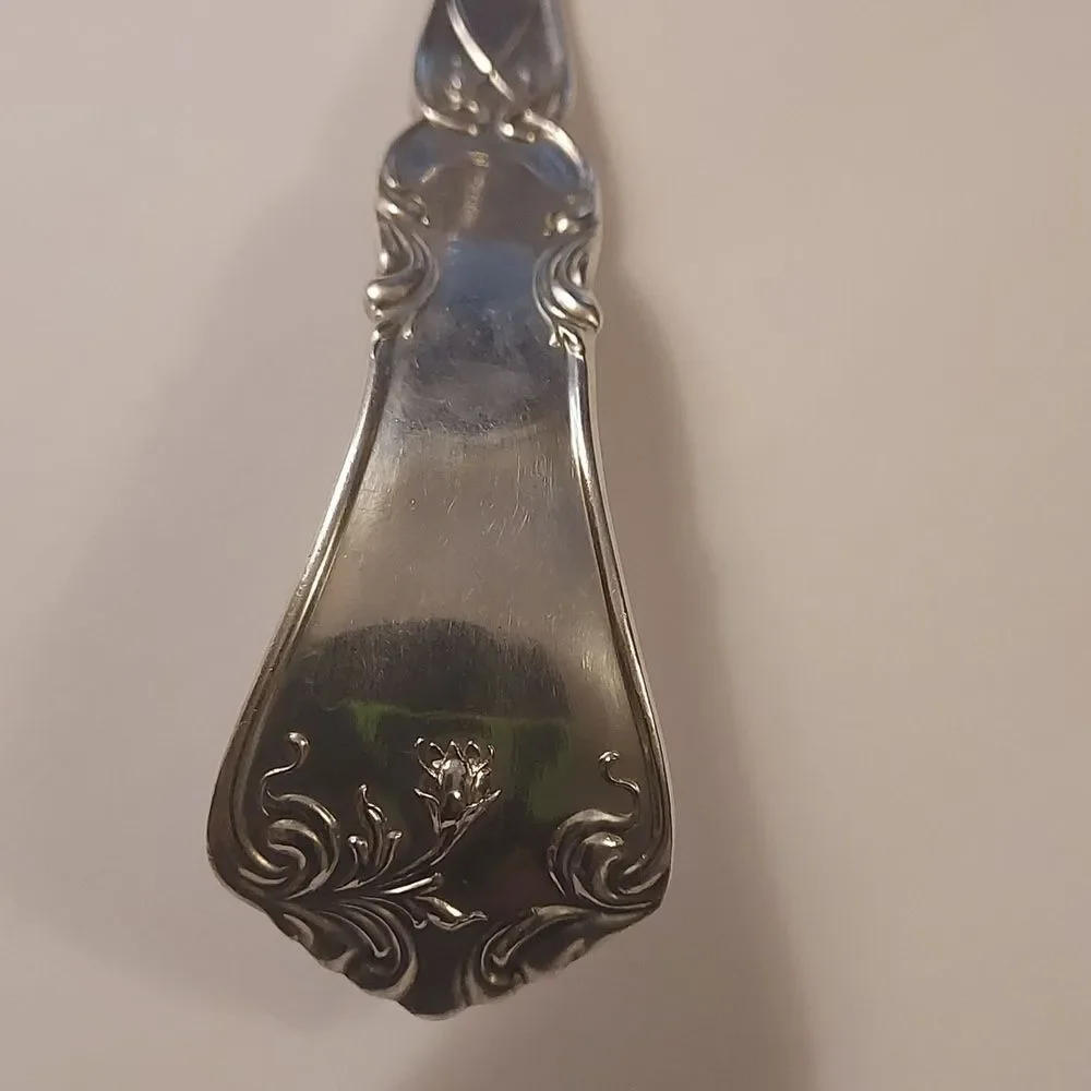 Wm. A Roger's Antique Soup Punch Silverplate Ladle Grenoble Pattern 10 inches